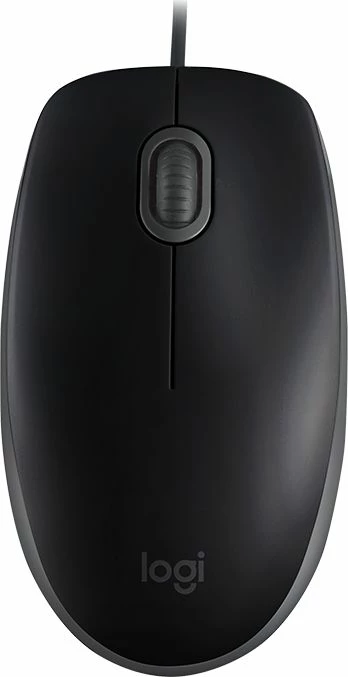 Maus Logitech B110 Silent (910-005508), me kabllo USB, 1000 dpi, 3 butona, i zi