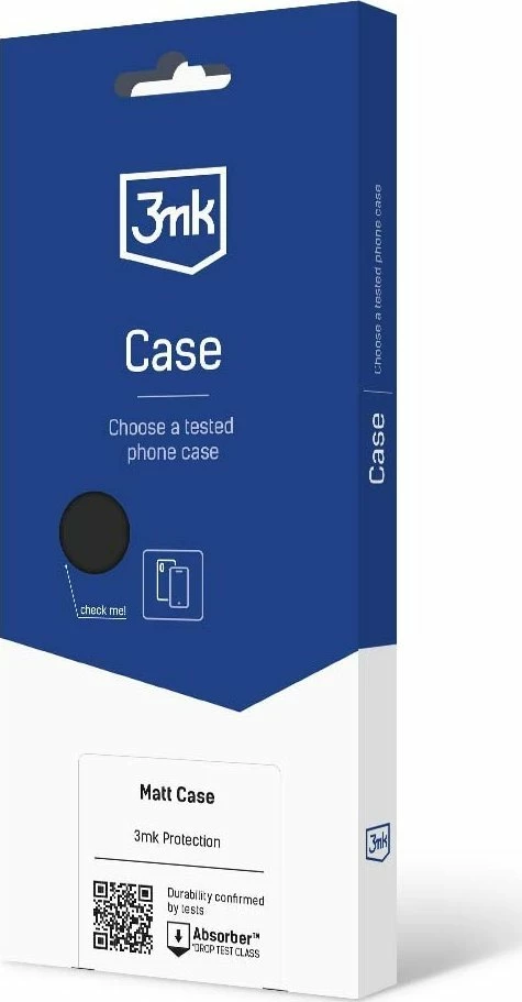 Mbështjellës 3MK Matt Case për Samsung Galaxy A25 5G (SM-A256), mat, plastik, i zi