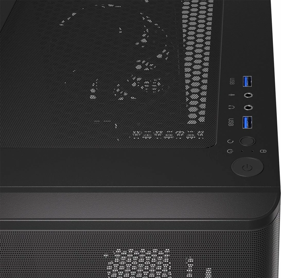 Kasë Endorfy Ventum 200 Solid EY2A001 Midi Tower ATX pa PSU pa dritare USB 3.0 x2 e zezë