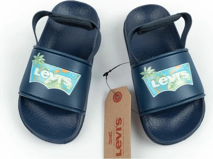 Sandale për djem Levi's Pool S Mini, navy blue
