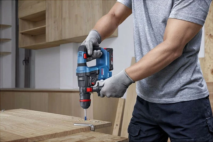 Çekiç shpues me bateri Bosch Professional GBH 18V-18 X, SDS Plus, 18V, blu