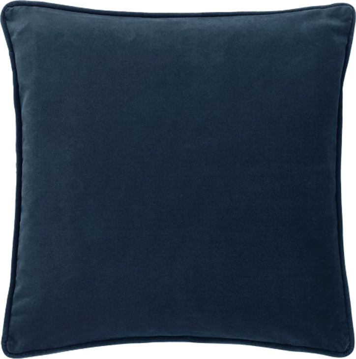 Jastëk dekorativ Simply Gaston, kadife, ngjyrë kaltër, 45x45cm
