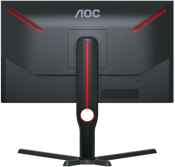 Monitor, AOC, 25G3ZM/BK, 24.5-inch FHD 1920x1080 240 Hz 1 ms VA Flat, Black/Red