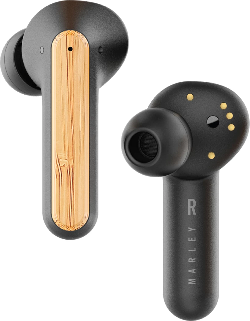 Kufje House of Marley Redemption ANC, True Wireless Bluetooth, 20h me kuti karikimi, USB-C, të zeza