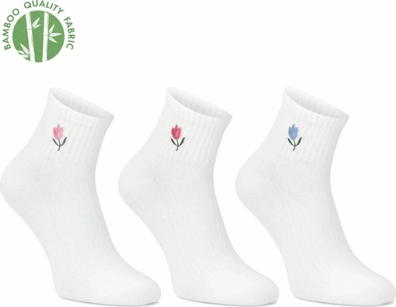 Çorape femrash Filippo SD-AN06, krem, set prej 3 palë