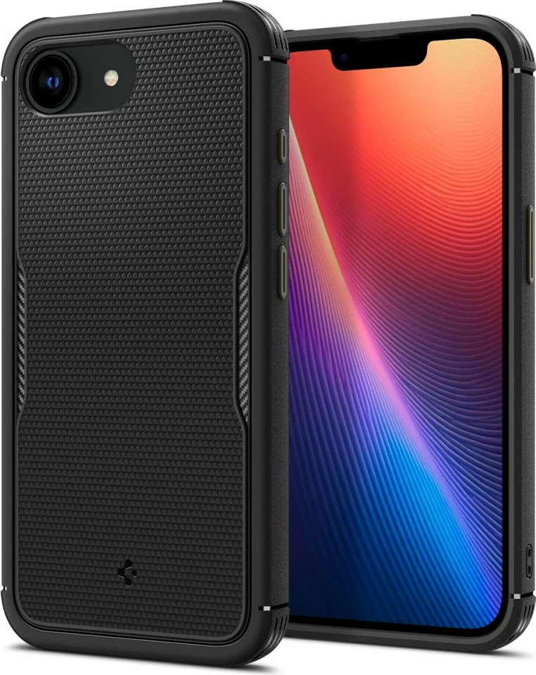 Mbështjellës Spigen Core Armor MagSafe për iPhone 16e, i zi