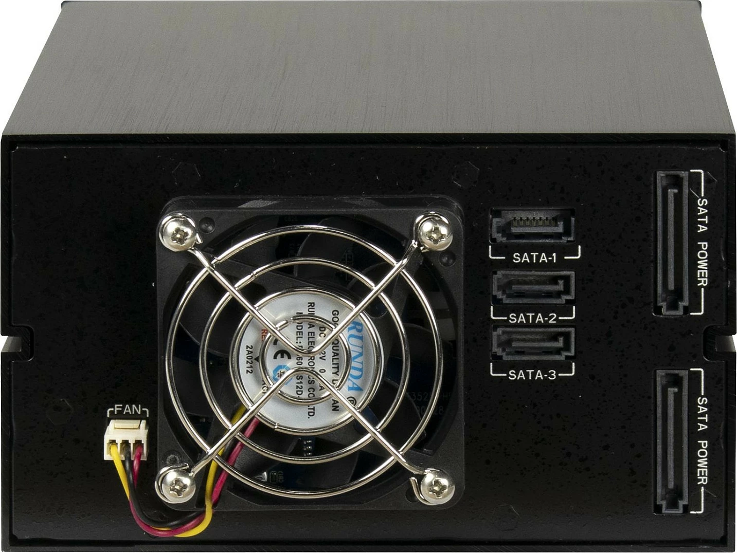 Kornizë hot-swap për HDD Inter-Tech IPC ST-3525, 2x5.25" + 1x2.5", e zezë