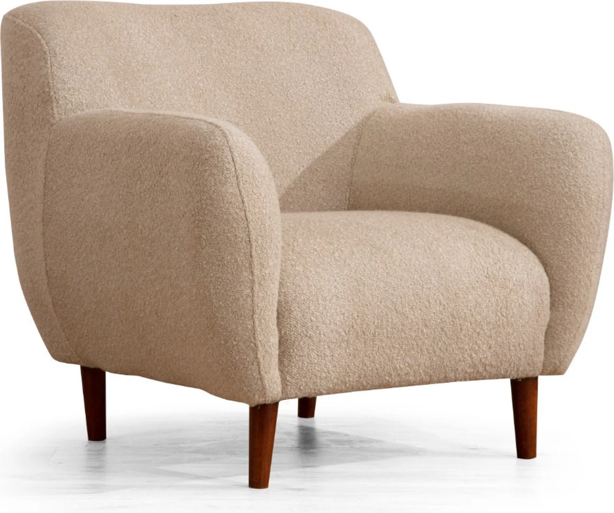 Karrige krahu Atelier del Sofa, Napoli, ngjyrë kapuçino