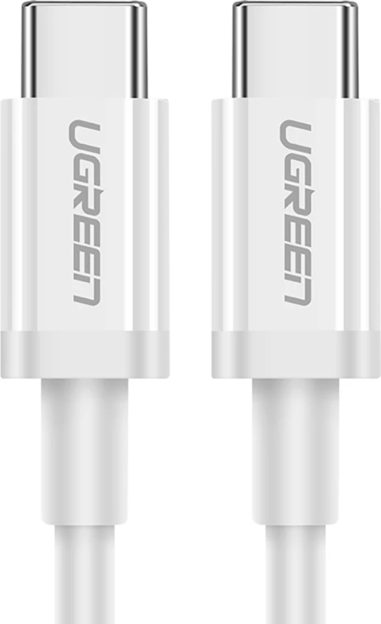 Kabllo USB-C në USB-C Ugreen US264 60517, 0.5m, e bardhë
