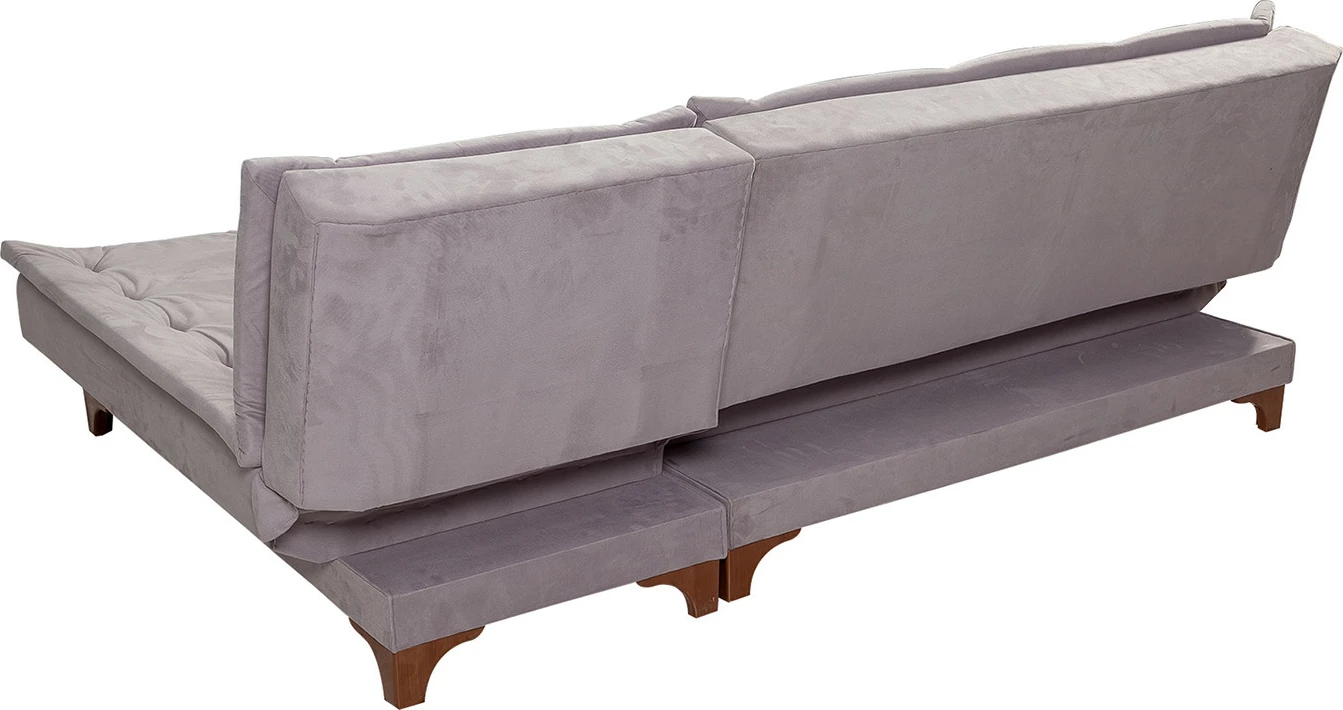 Kënd-sofë krevati Atelier del Sofa, kënd i djathtë, ngjyrë gri