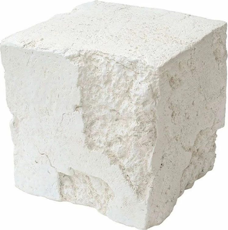 Tavolinë anësore Dione, ngjyrë e bardhë e zbehtë, 47x45x48