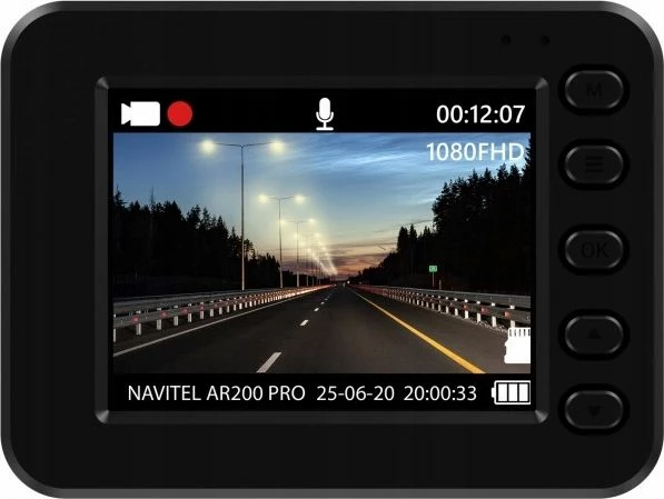 Kamerë për veturë Navitel AR200 PRO Full HD 2" 140° microSD deri 64GB e zezë