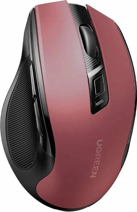 Maus pa kabllo Ugreen MU006 2.4GHz + Bluetooth 5.0, 4000 DPI, 6 butona, i kuq