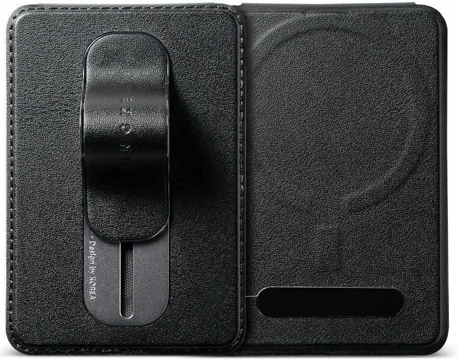 Mbajtës kartelash me magnet Ringke Wallet Slide Grip MagSafe, i zi