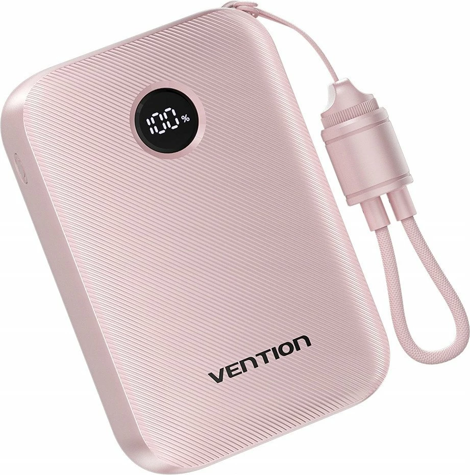 Powerbank Vention FKBP0-C 20000mAh 22.5W me display, pink