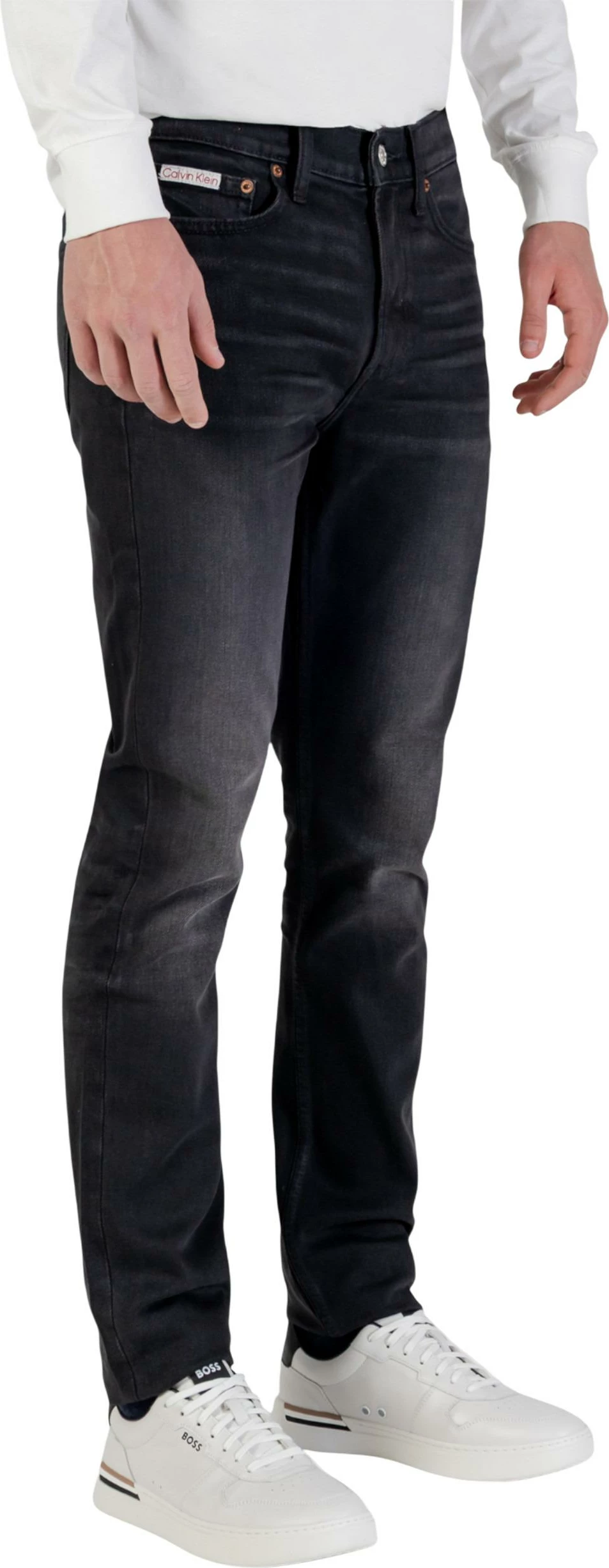 Xhinse për meshkuj Calvin Klein Jeans Slim Taper Sidewalk LV04LB776G, denim [Madhësia: W29 L32]