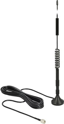 Antenë LTE DeLOCK, SMA, 5 dBi, omnidireksionale, kabllo 3 m, e zezë