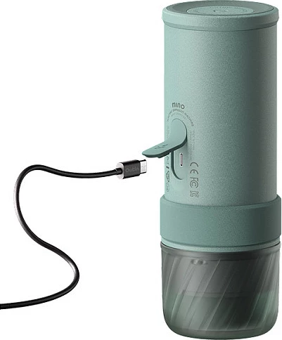 Makina espresso elektrike portative OutIn Mino, bateri 9000 mAh, USB-C, Canyon Green
