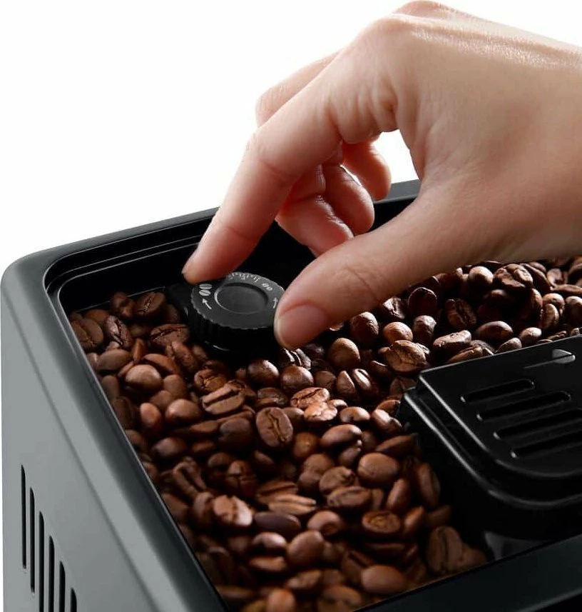 Makinë espresso automatike DeLonghi Dinamica Plus ECAM380.85.SB 1.8L 15 bar 1450W, zezë/argjend