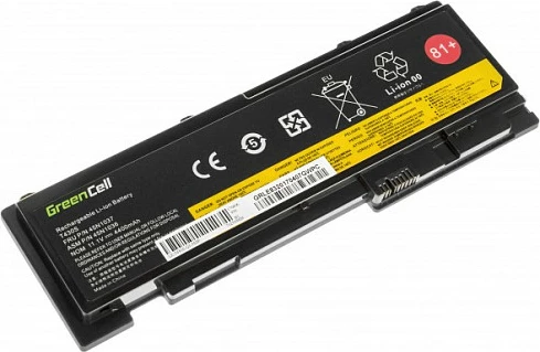 Bateri laptopi Green Cell për Lenovo ThinkPad T420s/T420si/T430s/T430si, 4400 mAh, 11.1V, Li-Ion, e zezë