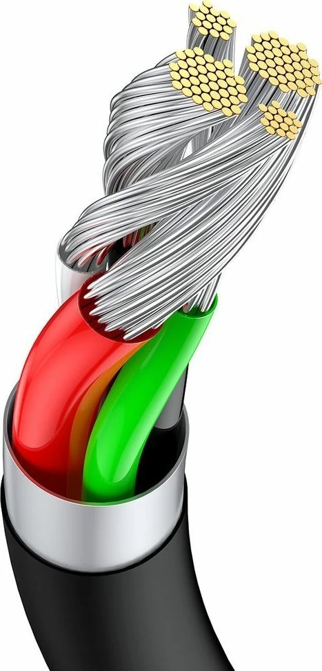 Kabllo USB-A në USB-C Baseus Superior BSU2667BLK 1 m 66 W, e zezë