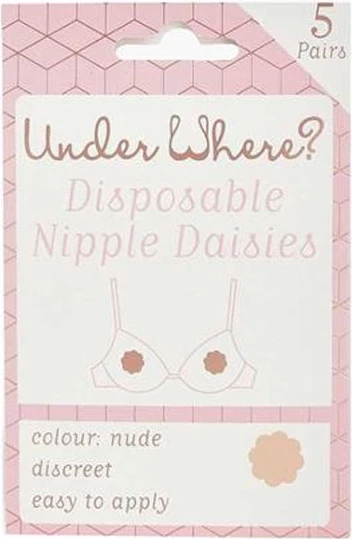 Under Where? Disposable Nipple Daisies