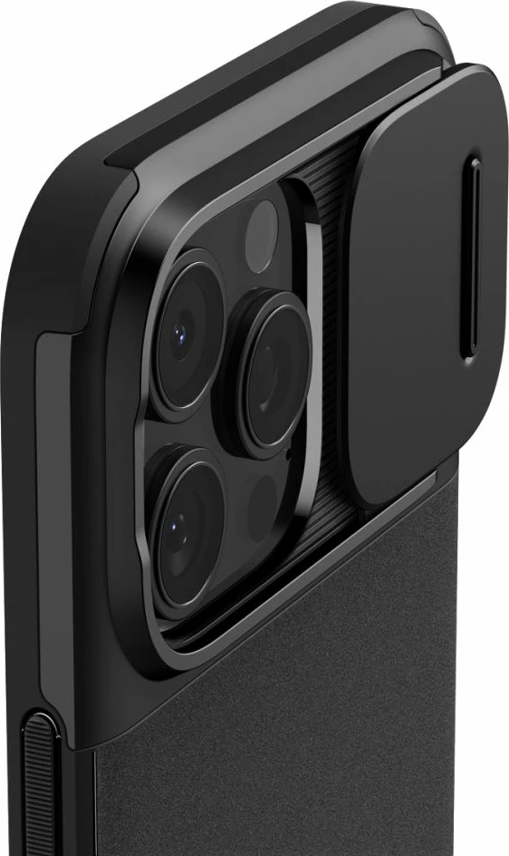 Mbështjellës Spigen Optik Armor Mag për iPhone 16 Pro, MagSafe, i zi