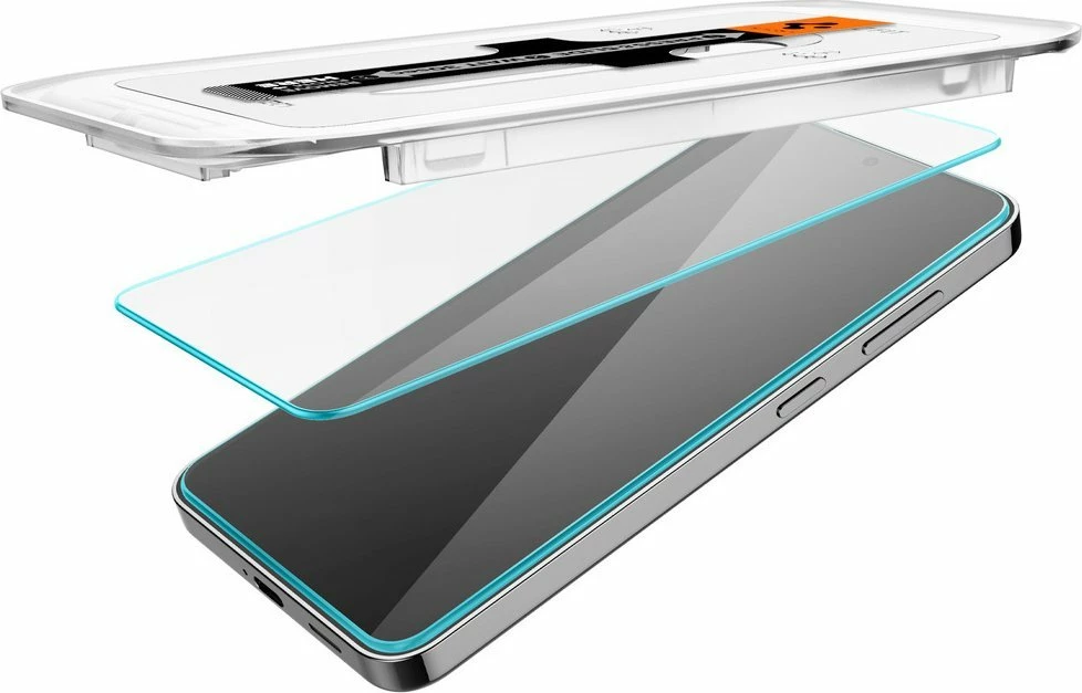 Mbrojtës ekrani Spigen GLAS.tR EZ Fit HD për Samsung Galaxy S24, xham i kalitur, transparent, 2 copë