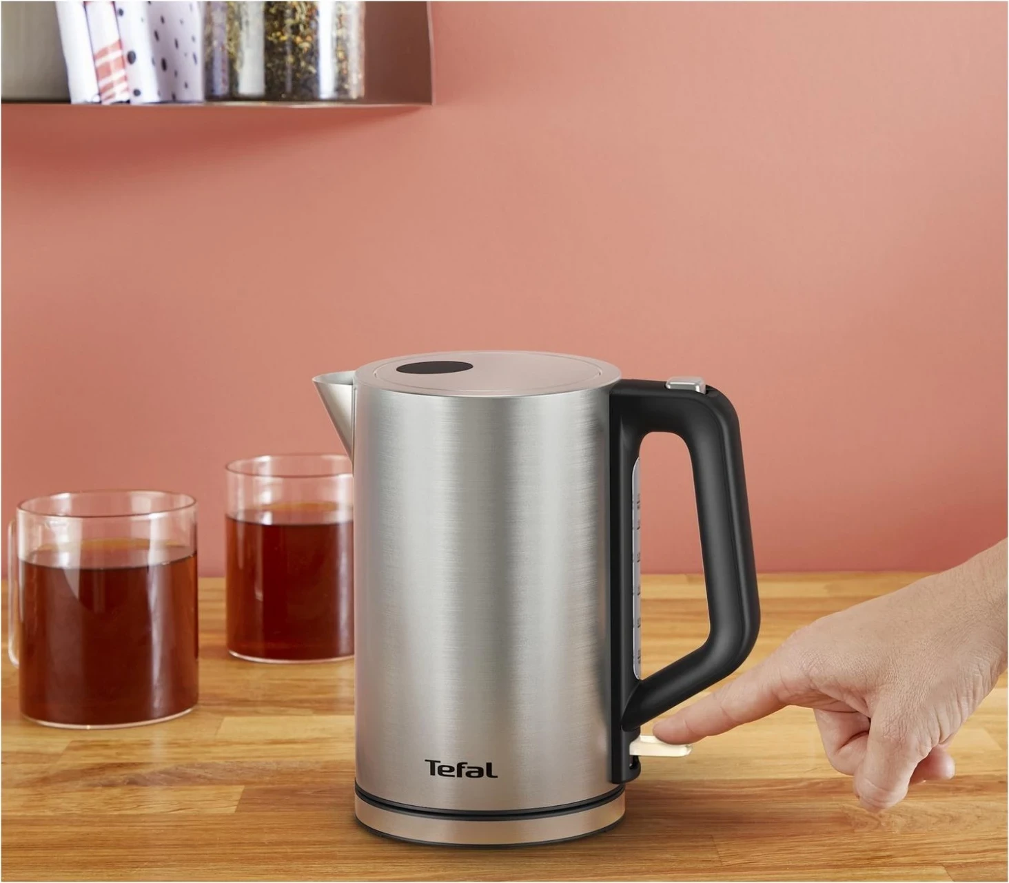 Çajnik elektrik Tefal KI513D10, ngjyrë argjendi