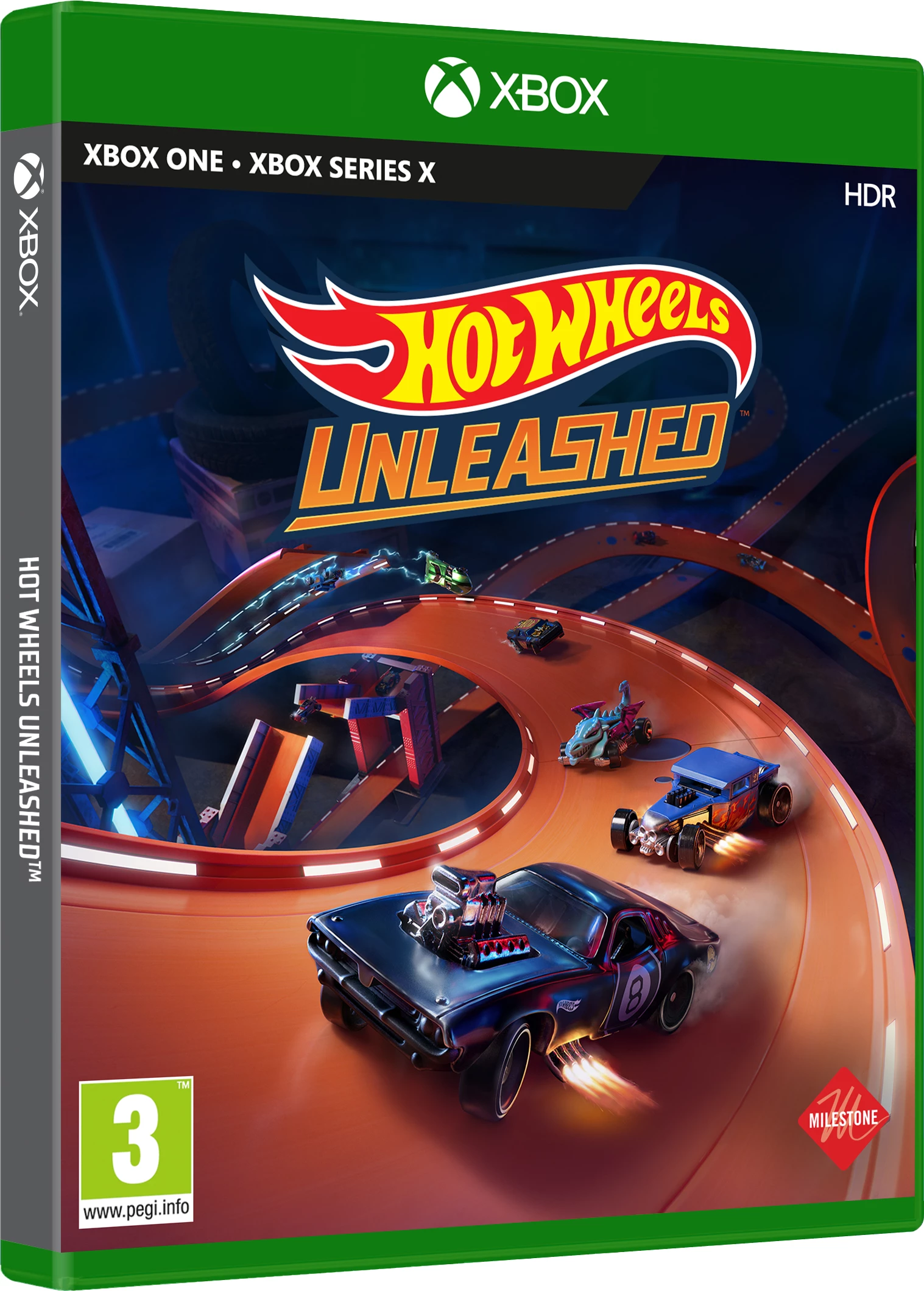 Lojë Xbox One Milestone Hot Wheels Unleashed, racing, PEGI 3