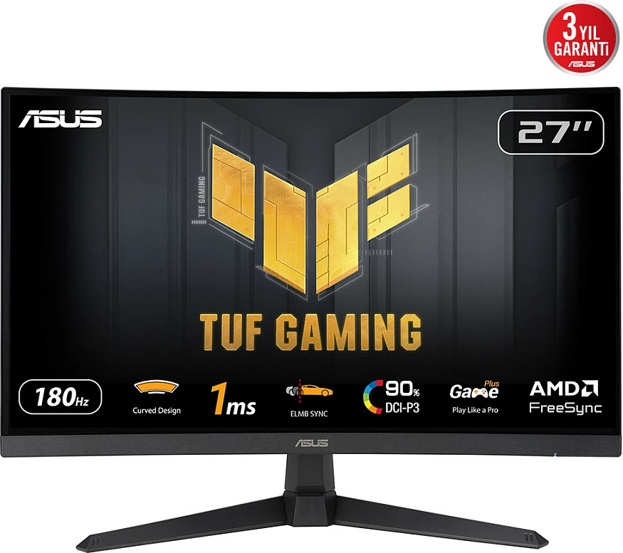 Monitor ASUS TUF Gaming VG27VQ3B, 27", Full HD, 180Hz, i zi