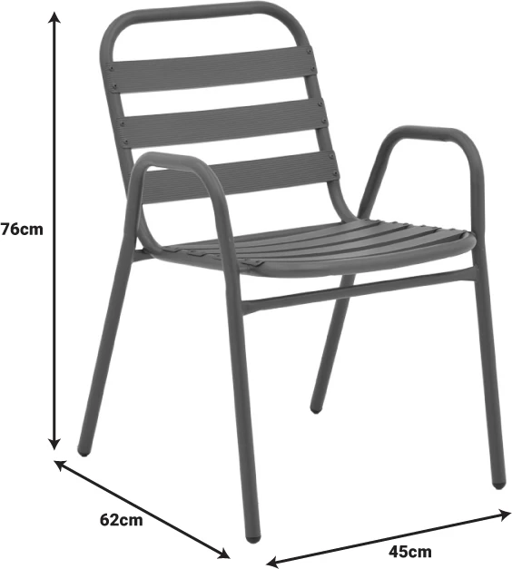 Tavolinë me karrige, ngjyrë kafe, metal dhe xham, Φ60x70cm
