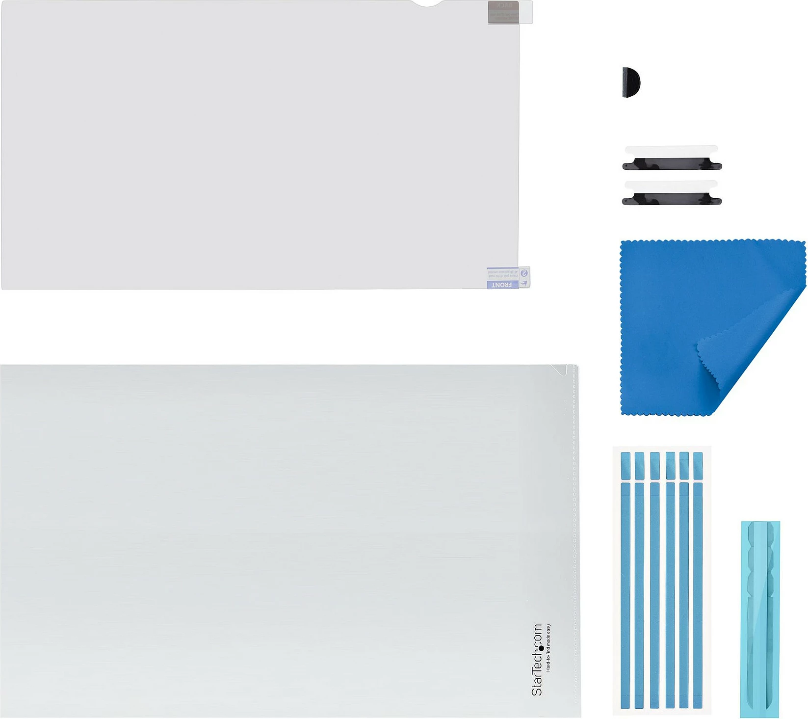 Filtri privatësie për ekran laptopi StarTech 16" 16:10, flip-up, anti-shkëlqim, touch, reduktim drite blu 51%, i zi