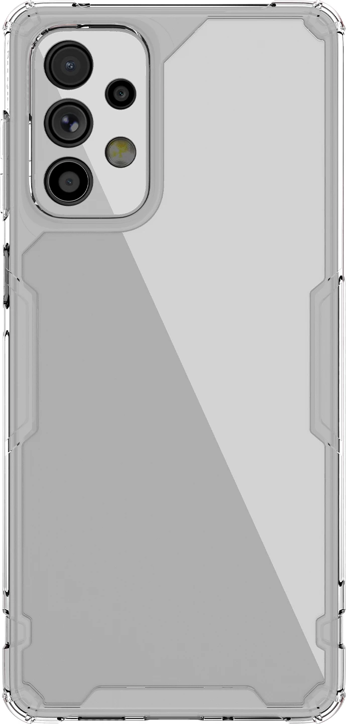 Mbështjellës Nillkin Nature Pro për Samsung Galaxy A73, transparent, i bardhë