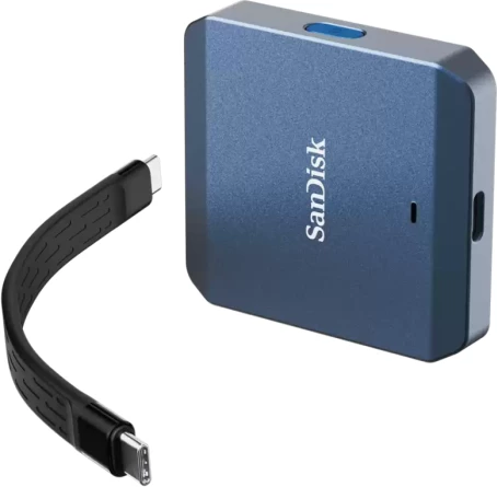 Lexues/rekorder kartelash CFexpress Type B SanDisk PRO-CINEMA SDDR-F941-GNKNN USB-C 3.2 Gen 2x2 20 Gb/s MagSafe, gri