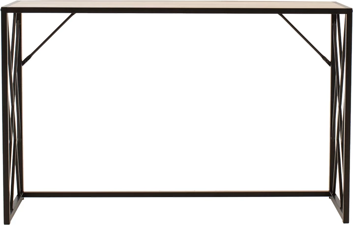 Konsol Ivy, ngjyrë arre - e zezë, 120x35x75cm