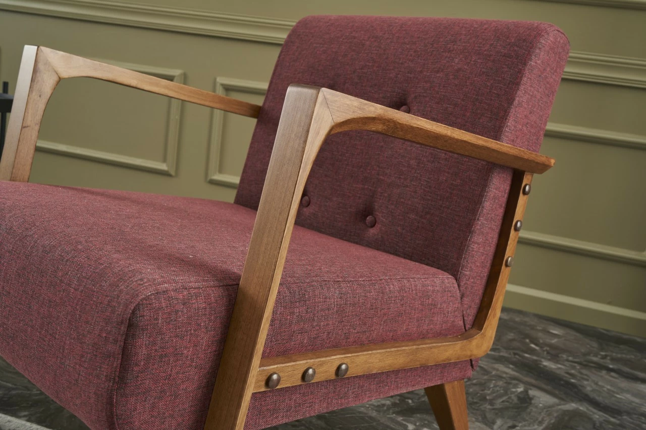 Karrige krahu, Atelier del Sofa, Kemer, ngjyrë e kuqe e thellë