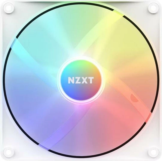 Ventilator kasë NZXT F Series F140 RGB Core RF-C14SF-W1 (RFC14SFW1) 140mm 500rpm 34dB i bardhë