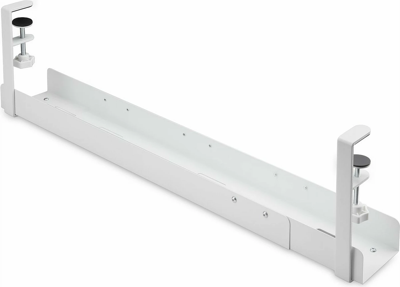 Organizues kabllosh nën tavolinë StarTech, i rregullueshëm 80-120 cm, clamp-on, çelik, i bardhë