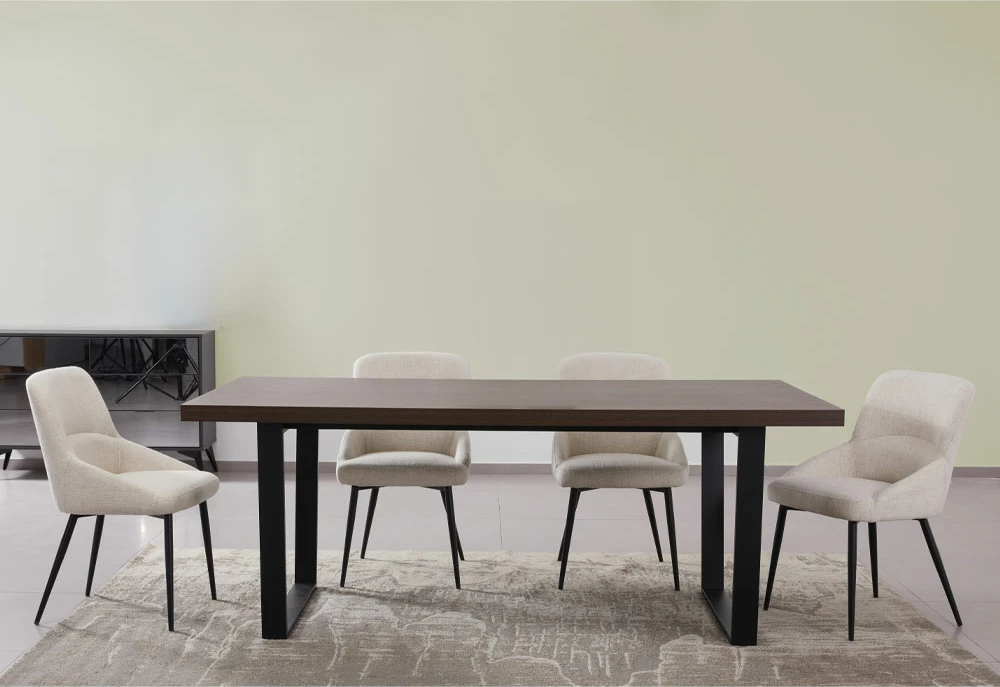 Tavolinë NUEZ, ngjyrë arre, 200x100x76