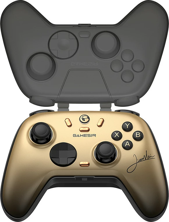 Kontroller GameSir N2 Lite për Switch, Bluetooth/RF/USB, bateri 600 mAh, ari/zezë