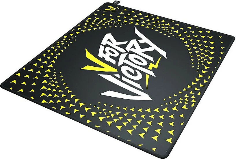 Mauspad Cherry XTRFY GP5 Vitality, L 460x400mm, 4mm, zi/verdhe/bardhë