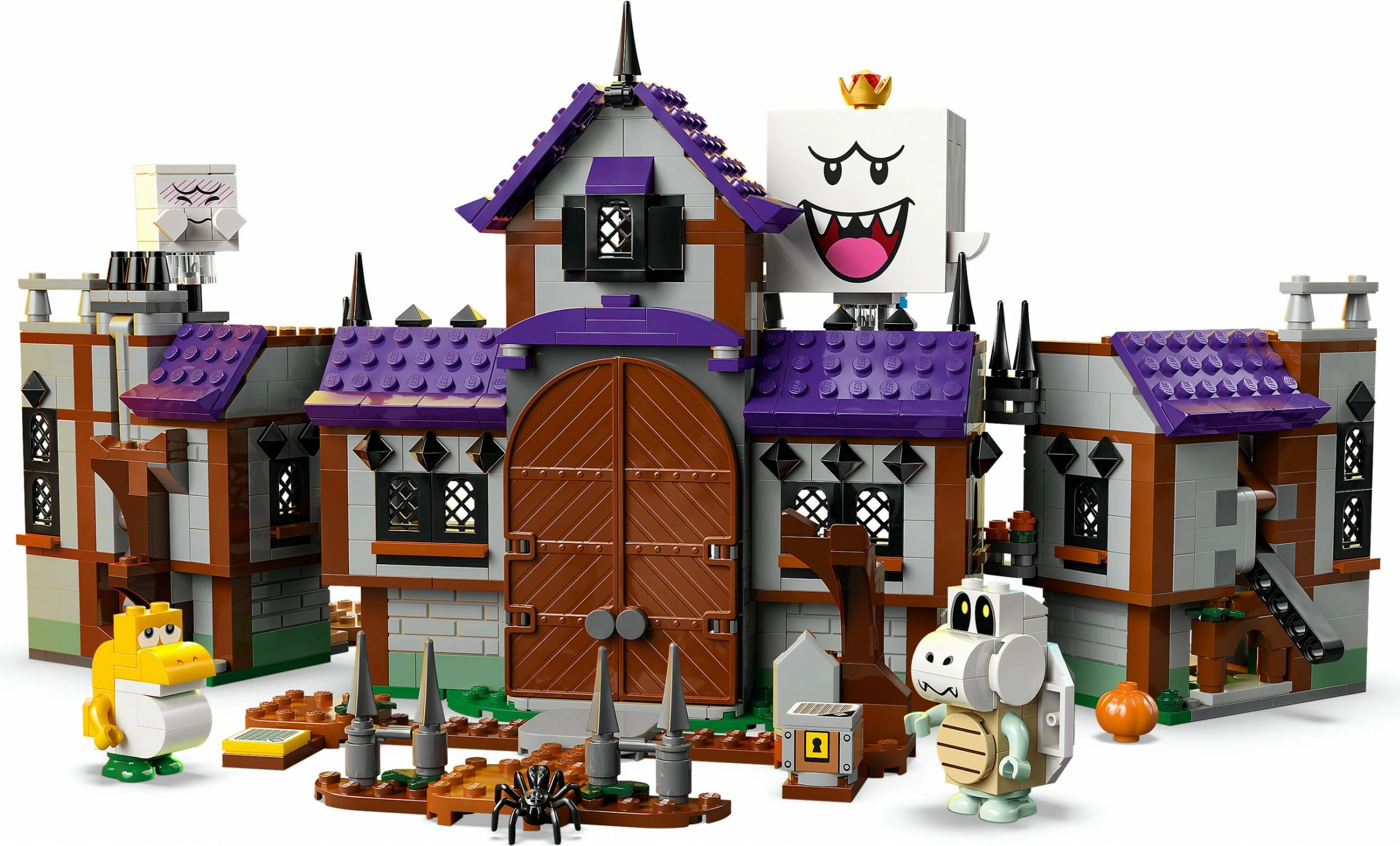 Set ndërtimi LEGO Super Mario 71436 King Boo's Haunted Mansion, shumëngjyrësh