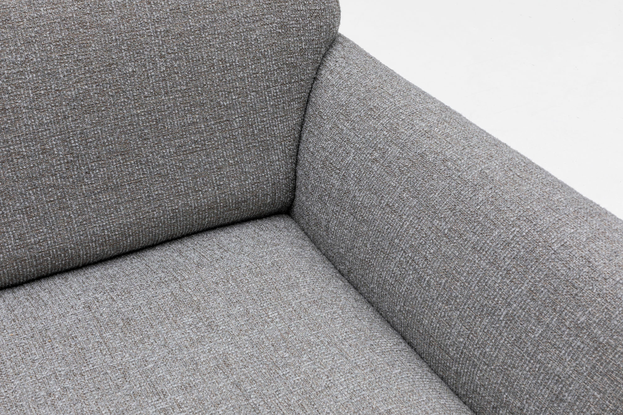 Kënd-sofë Atelier del Sofa, model Eddy Corner (CHL-3R), ngjyrë gri e çelët