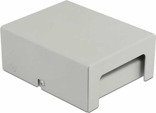 Patch panel DeLOCK Keystone 4 porta, metal, gri