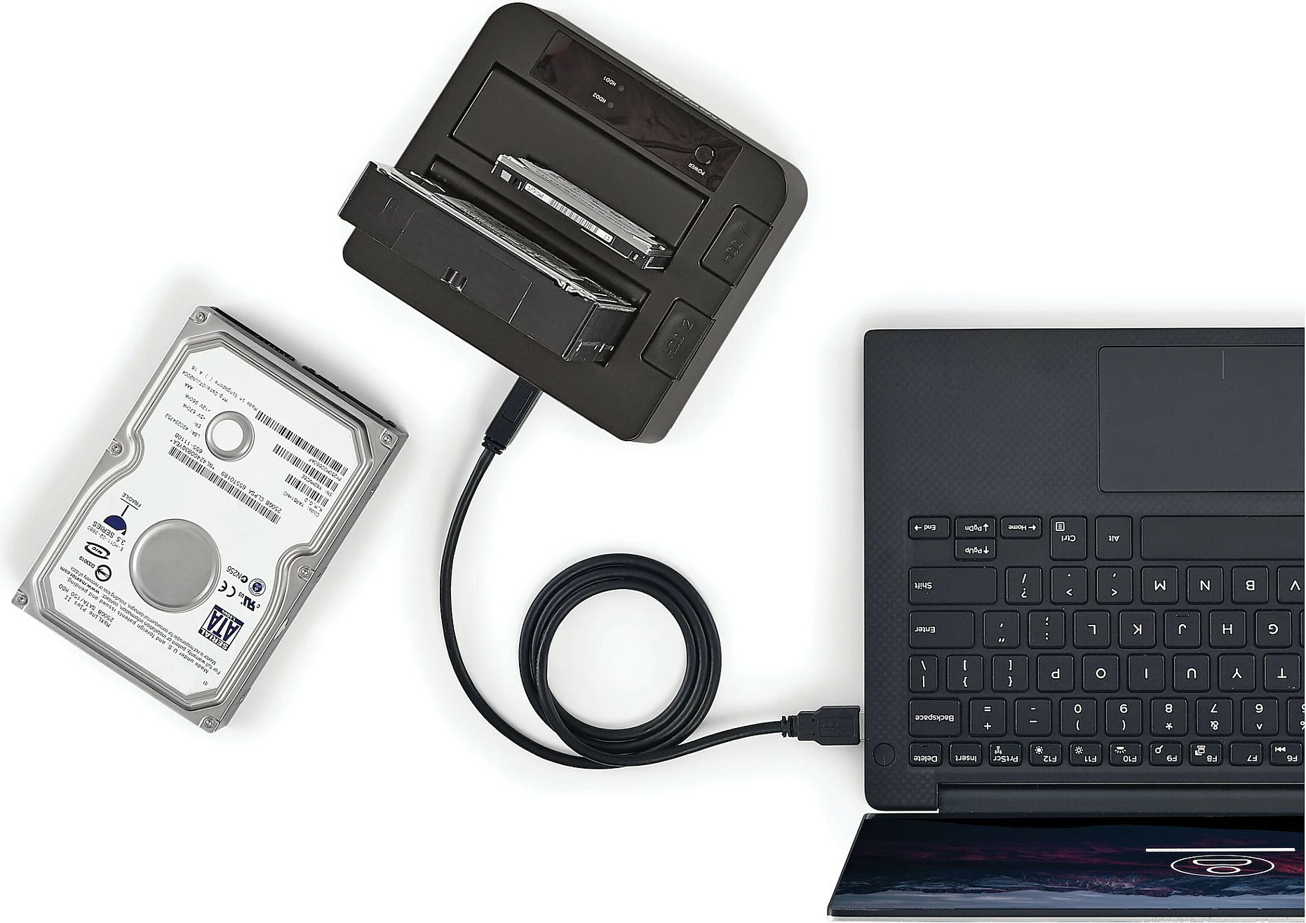 Stacion docking StarTech Dual-Bay USB 3.2 Gen 2 për SATA SSD/HDD 2.5/3.5, 10Gbps, i zi