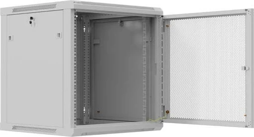 Kasë rack LANBERG 19" 12U, 600x600mm, e hirtë, derë me vrima