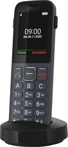 Celular Gigaset Comfort 600 SIM, 4G LTE, ekran 2.4", Single SIM, USB-C, zi/gri