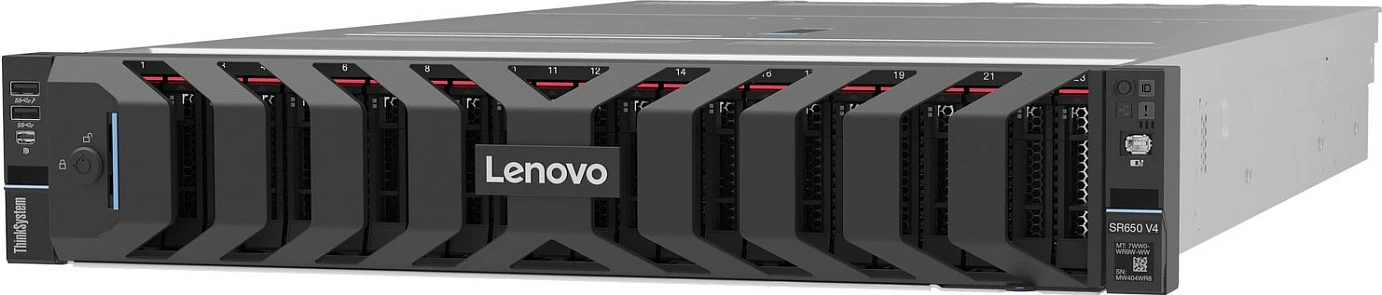 Server rack Lenovo ThinkSystem SR650 V4 6515P 2.3GHz, 32GB DDR5 ECC, 2x SSD, 2U