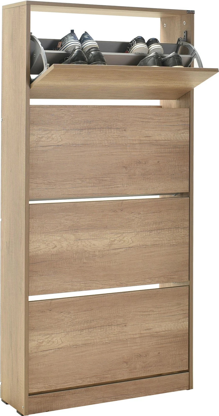 Dollap për këpucë Hanah Home, Shc-540-Tt-1, ngjyrë arrë e çelët